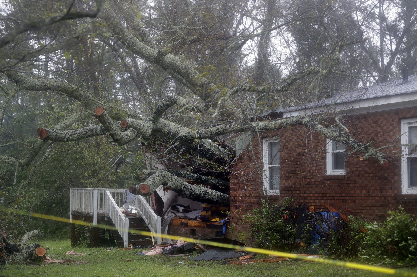 APTOPIX Tropical Weather North Carolina